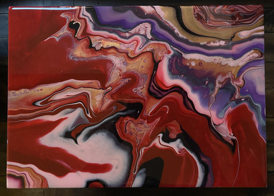 "Quartz" Acrylic Pour